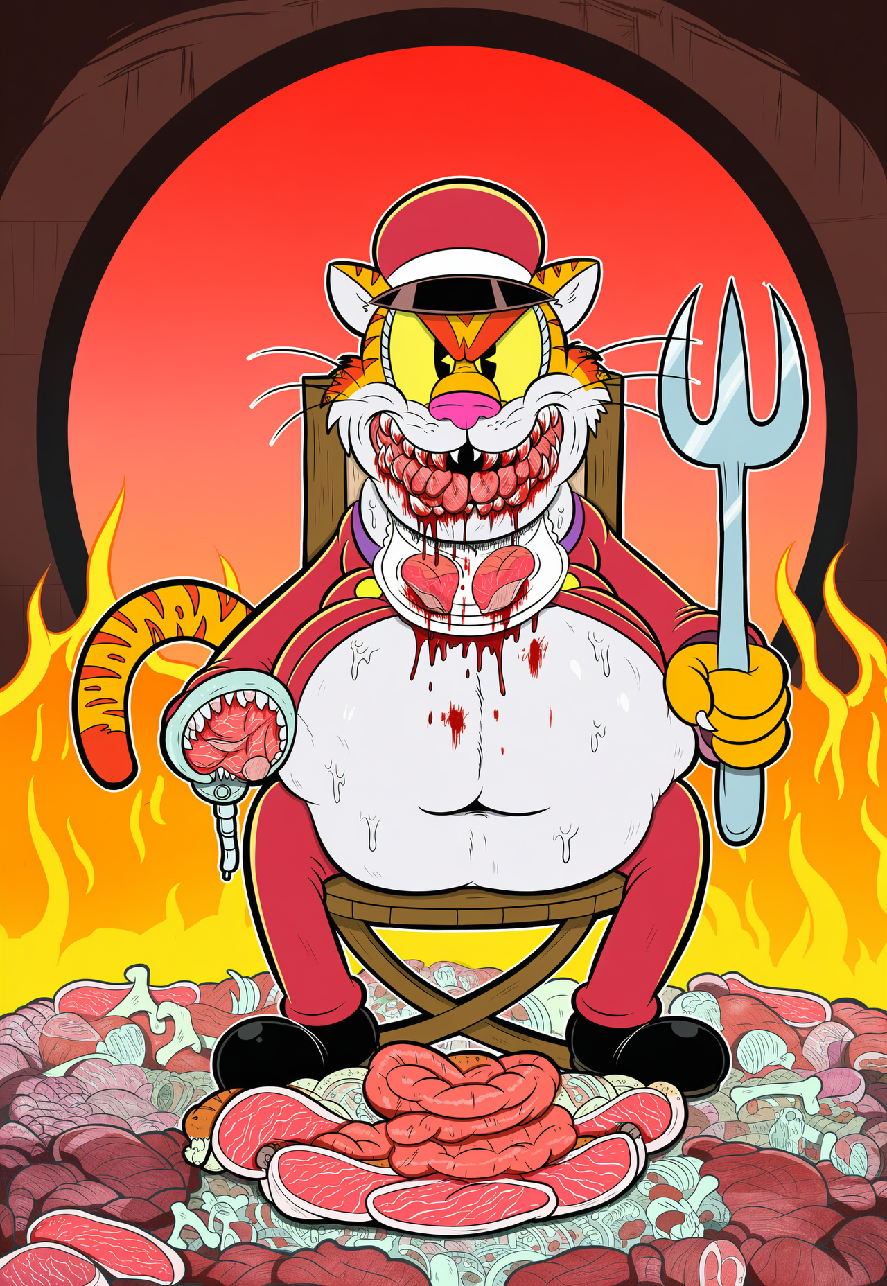 Gluttony the Cannibalistic Tiger