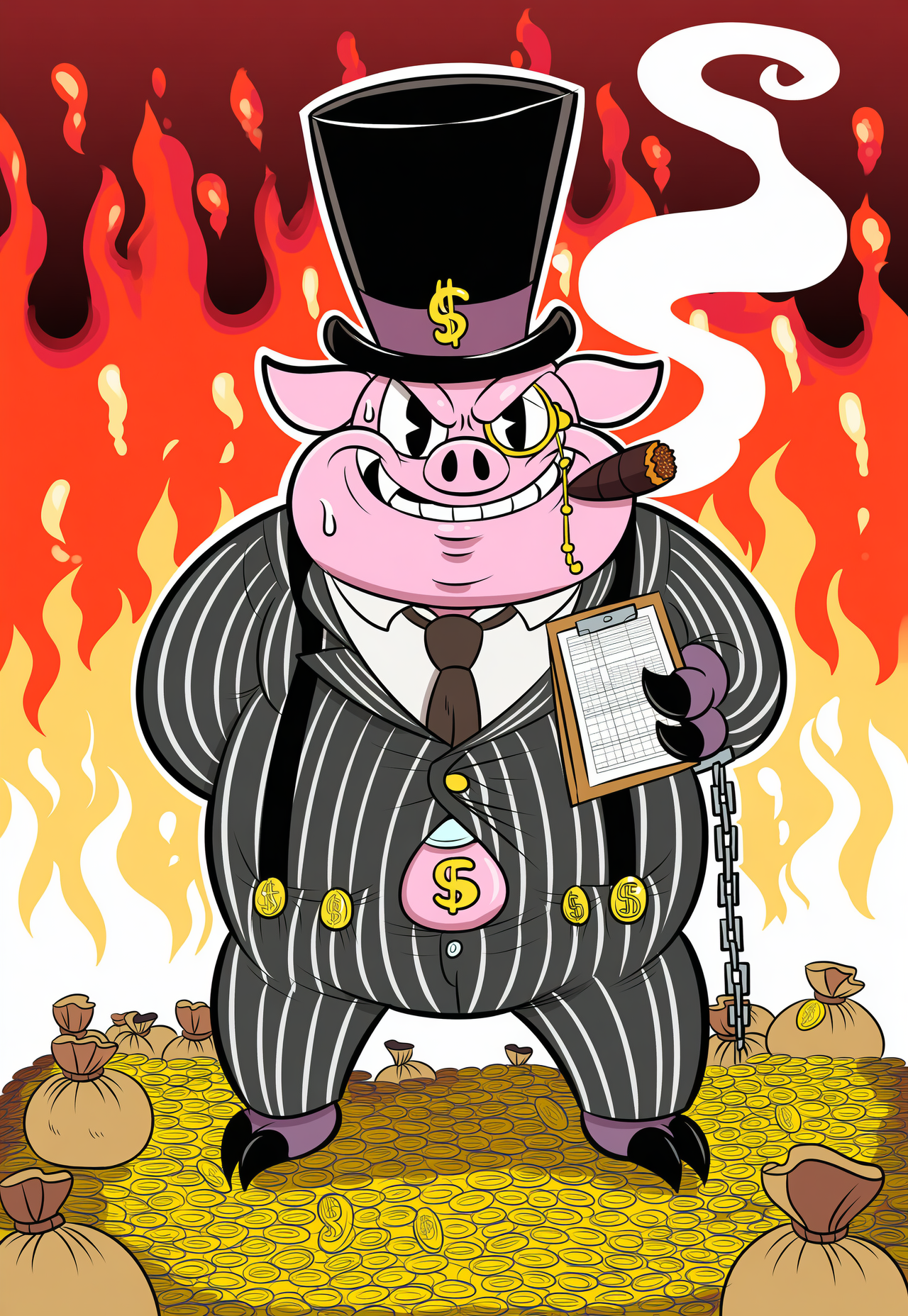 Greed the Piggy Banks